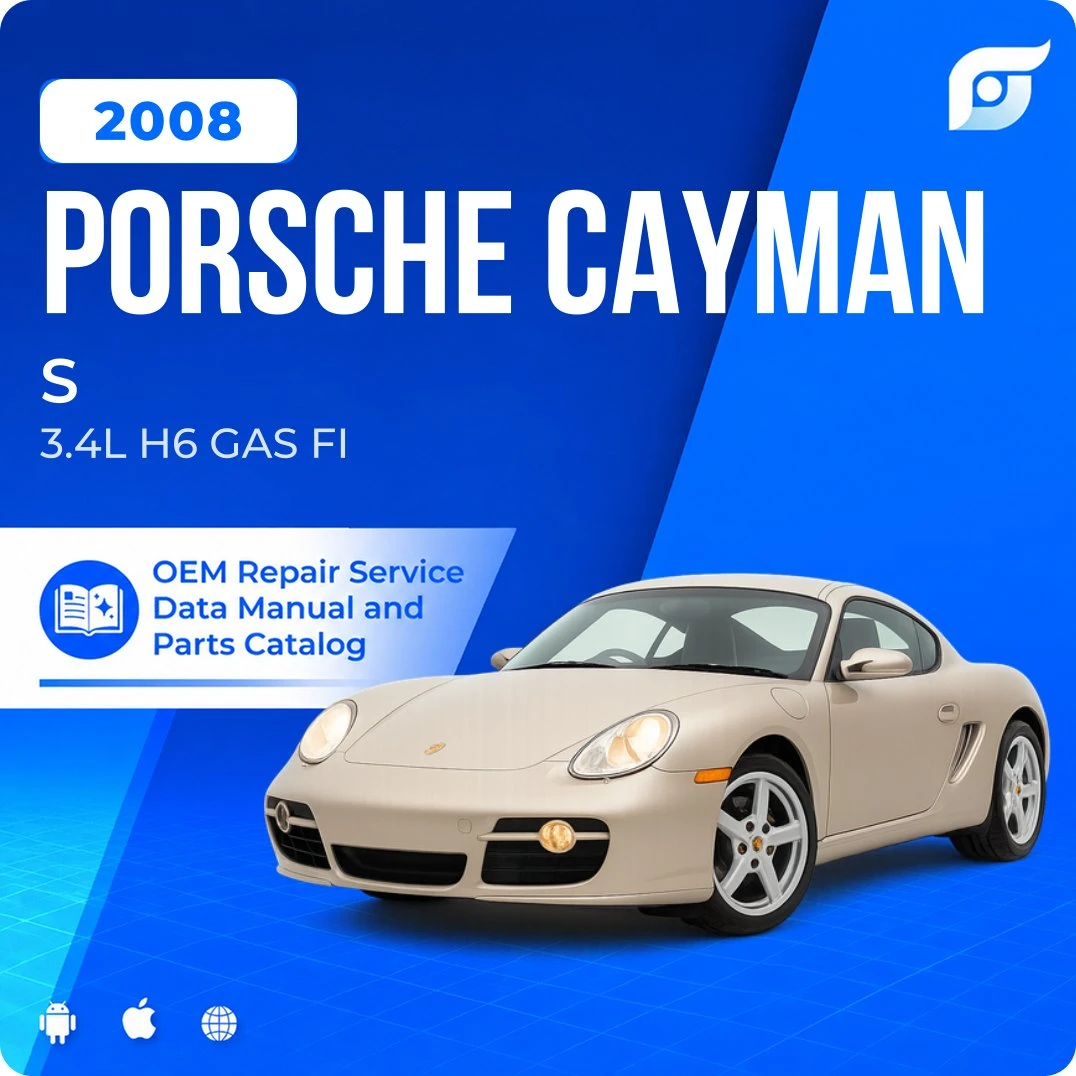 2008 Porsche Cayman S - OEM Repair Service Manual