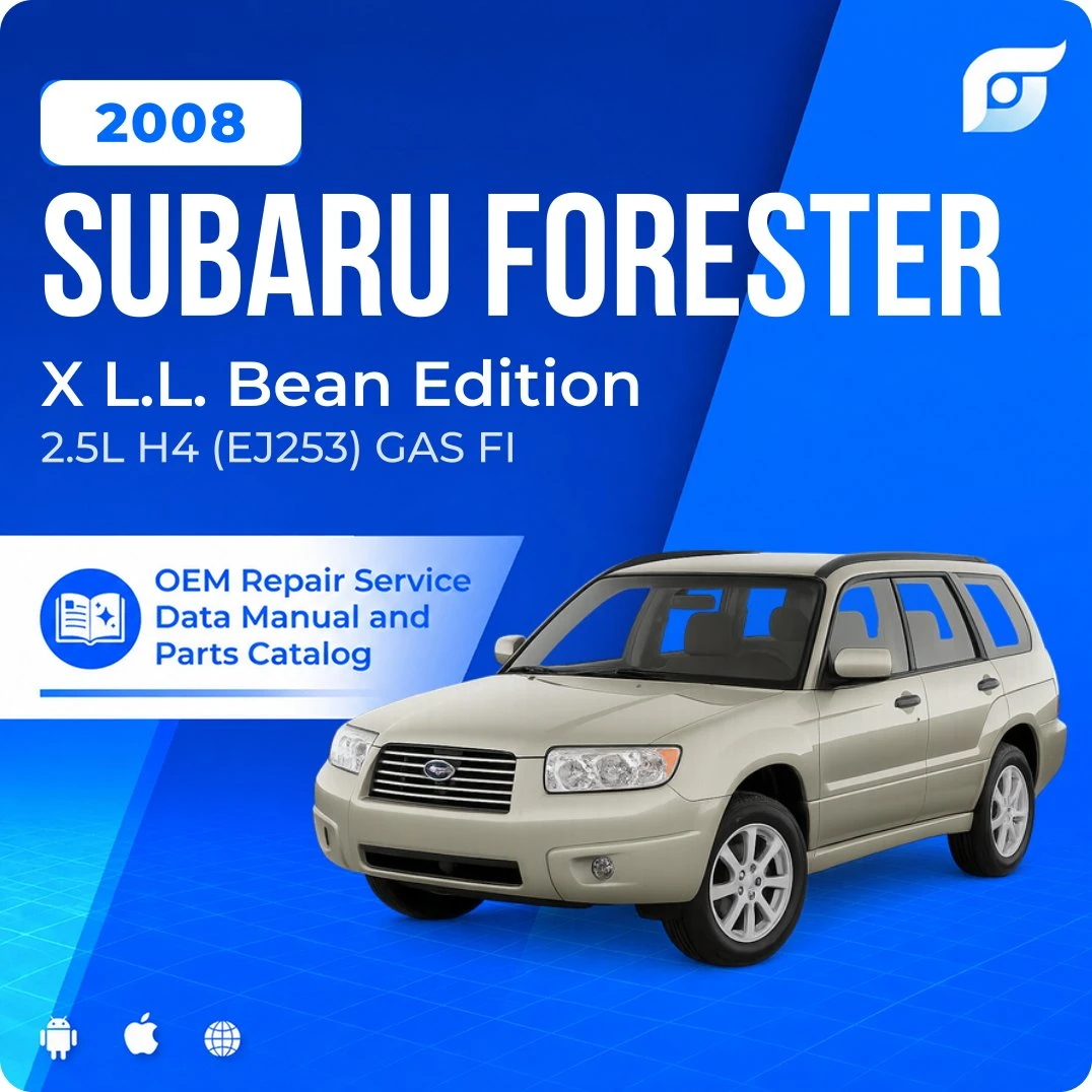 2008 Subaru Forester X L.L. Bean Edition - OEM Repair Service Manual