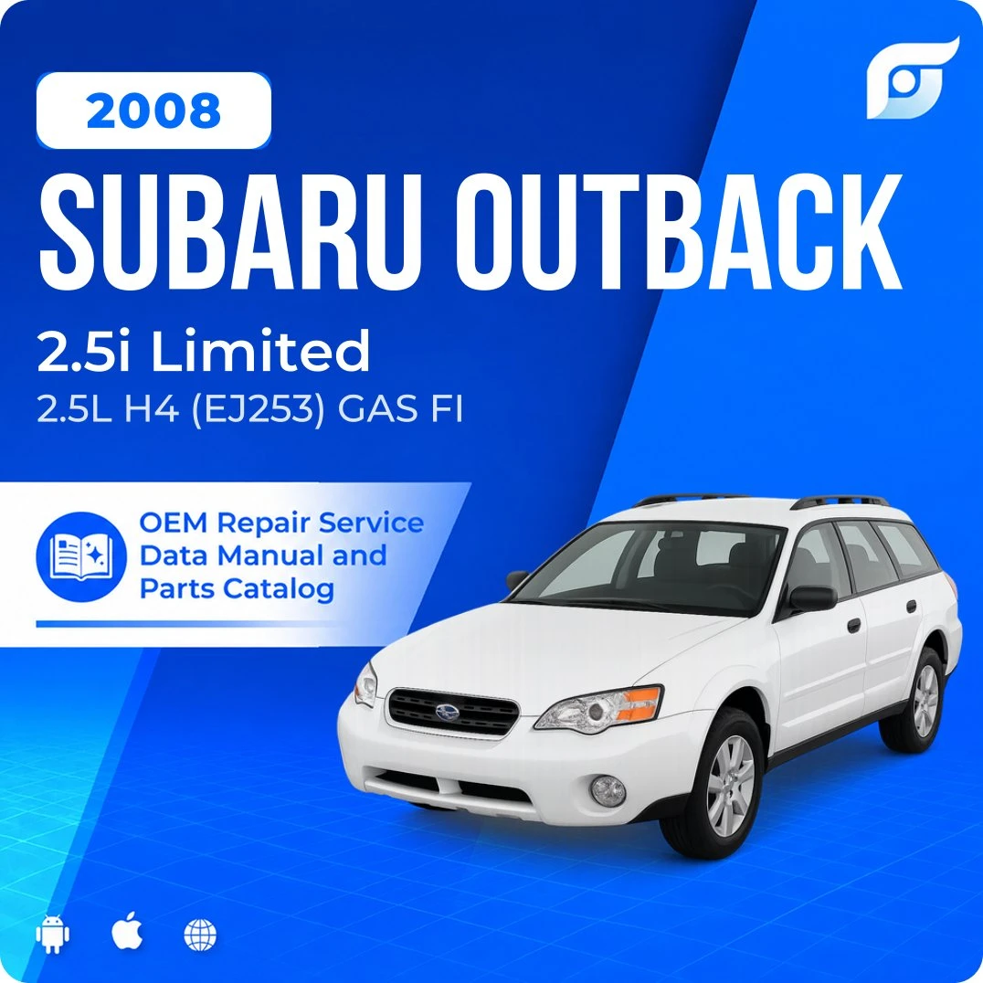 2008 Subaru Outback 2.5i Limited - OEM Repair Service Manual