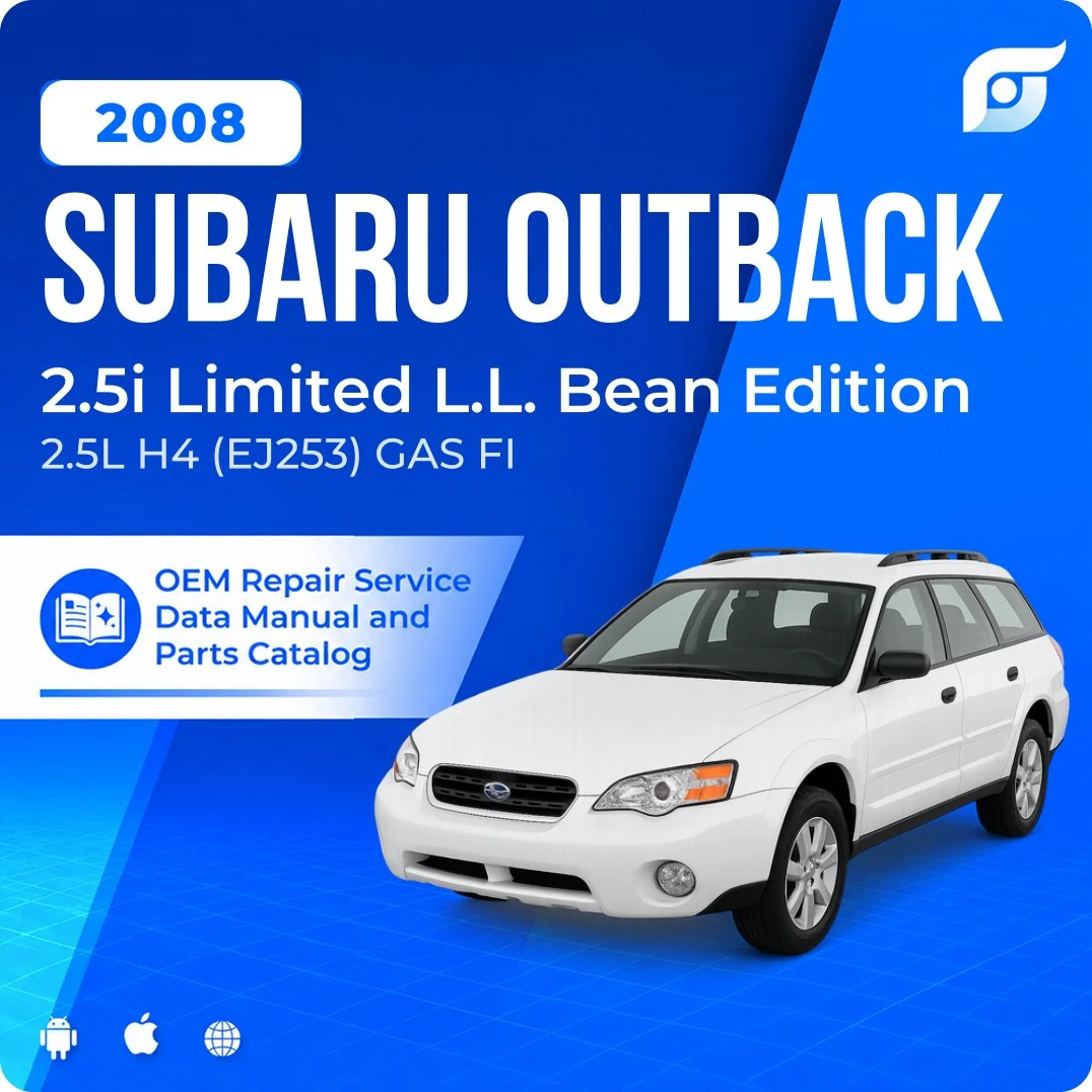 2008 Subaru Outback 2.5i Limited L.L. Bean Edition - OEM Repair Service Manual