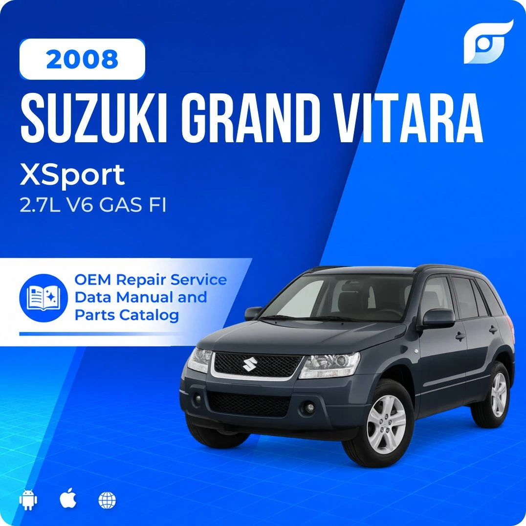 2008 Suzuki Grand Vitara XSport - OEM Repair Service Manual