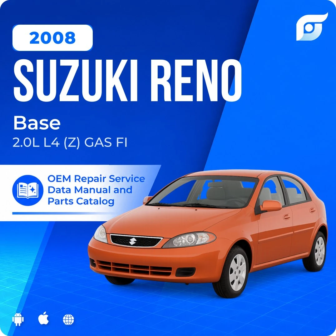 2008 Suzuki Reno Base - OEM Repair Service Manual