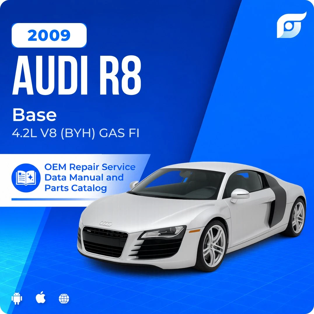 2009 Audi R8 Base - OEM Repair Service Manual