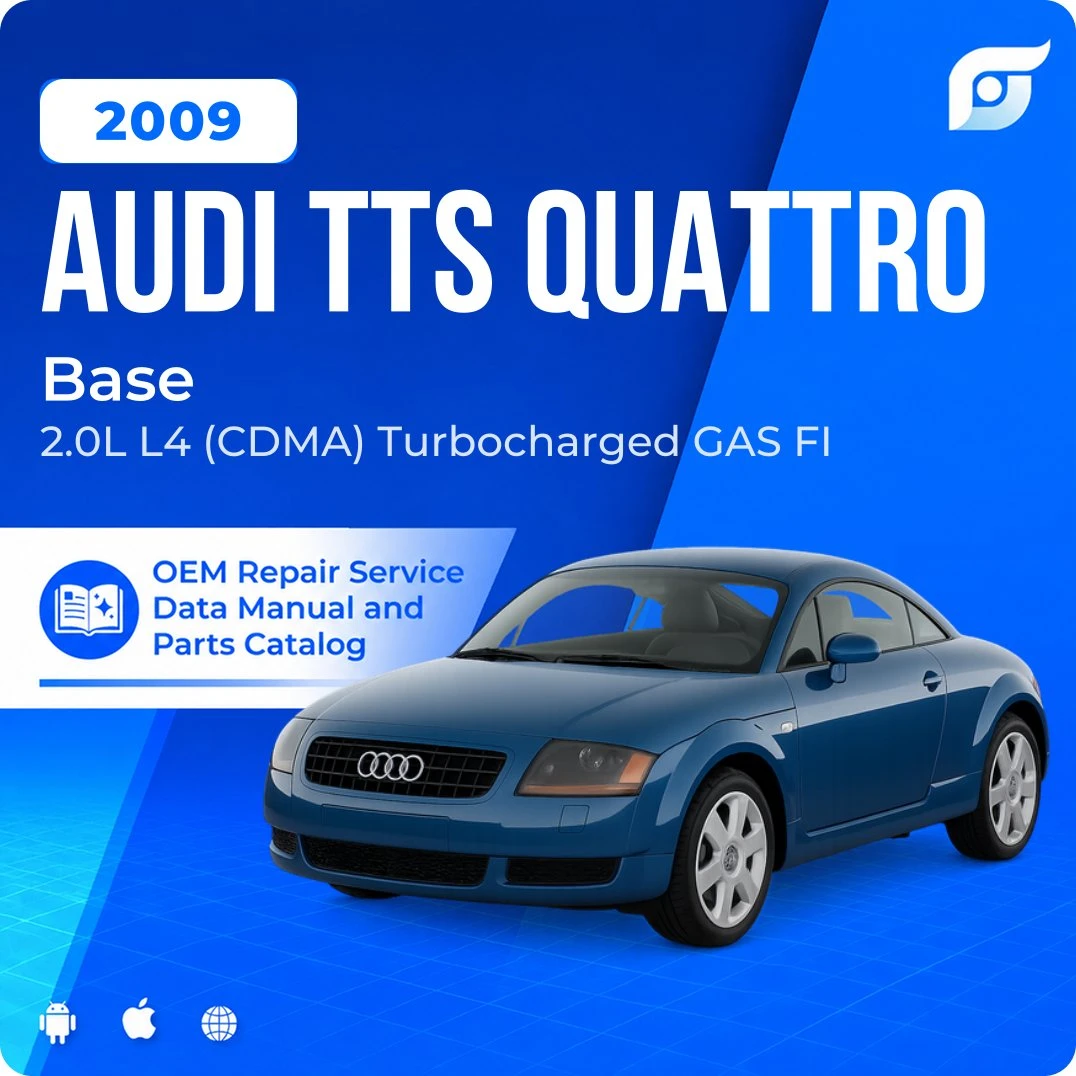 2009 Audi TTS Quattro Base - OEM Repair Service Manual