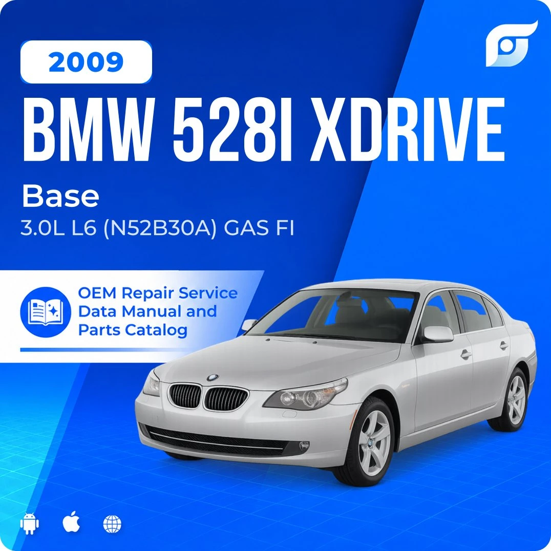 2009 BMW 528i xDrive Base - OEM Repair Service Manual