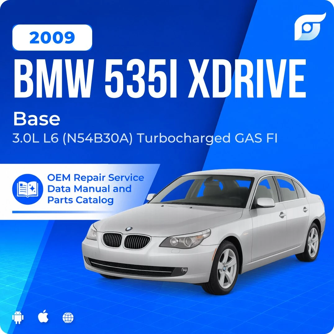 2009 BMW 535i xDrive Base - OEM Repair Service Manual