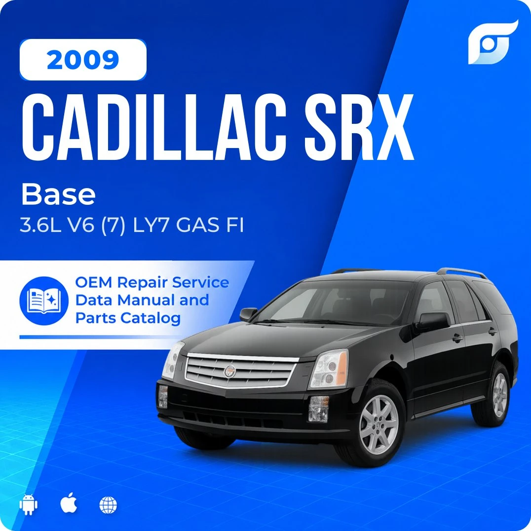2009 Cadillac SRX Base - OEM Repair Service Manual