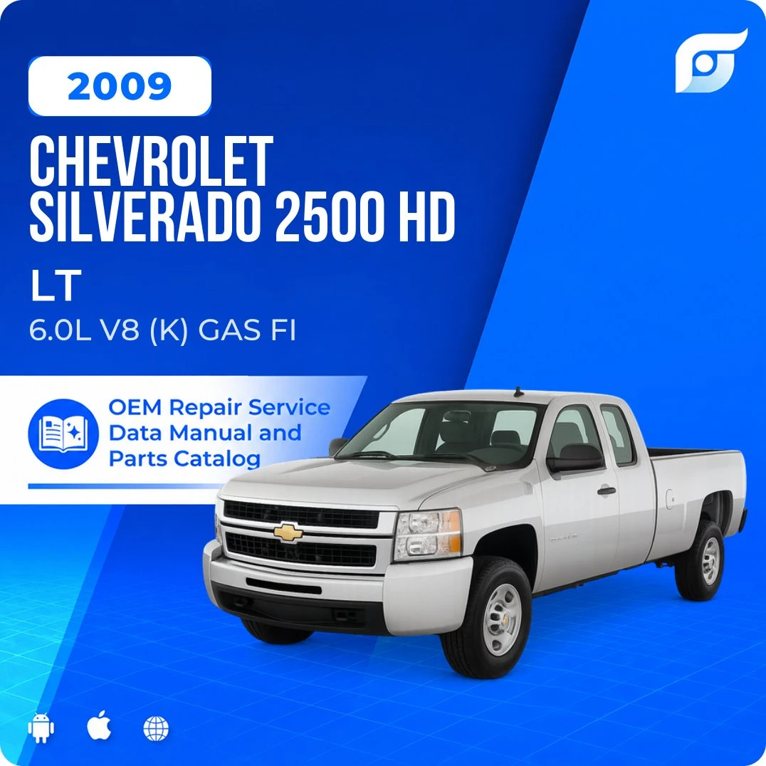 2009 Chevrolet Silverado 2500 HD LT - OEM Repair Service Manual