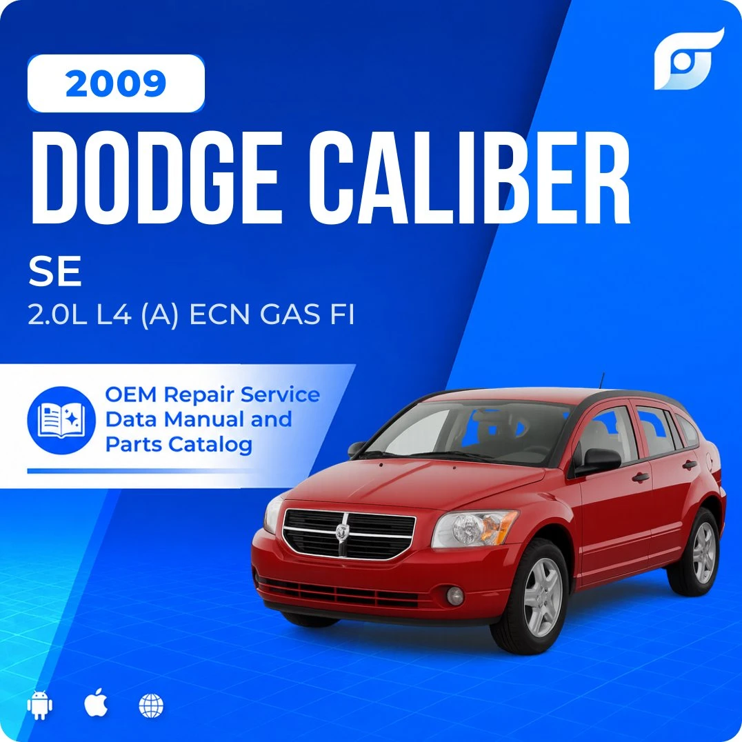 2009 Dodge Caliber SE - OEM Repair Service Manual