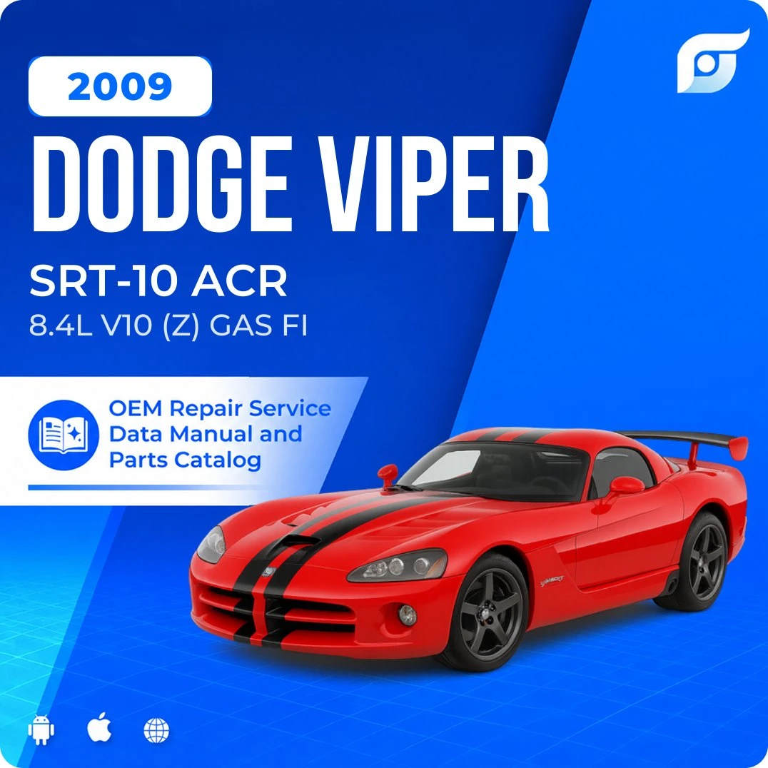2009 Dodge Viper SRT-10 ACR - OEM Repair Service Manual