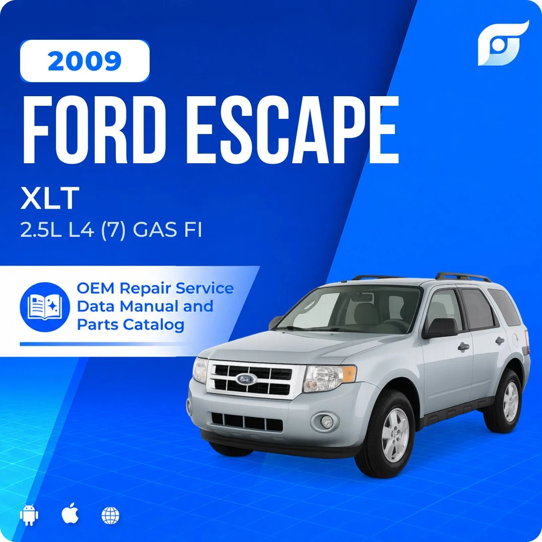 2009 Ford Escape XLT - OEM Repair Service Manual
