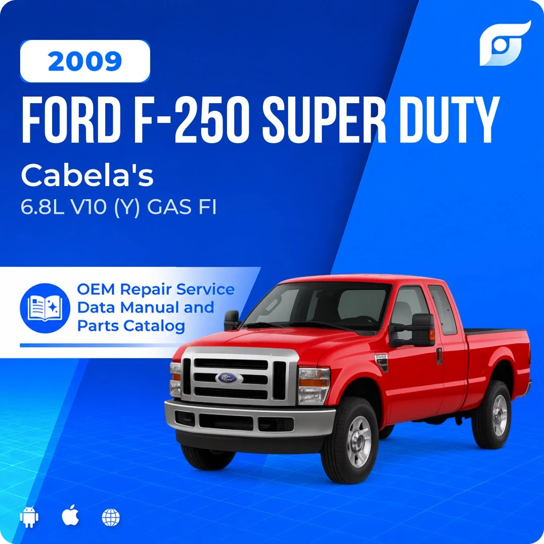 2009 Ford F-250 Super Duty Cabela's - OEM Repair Service Manual