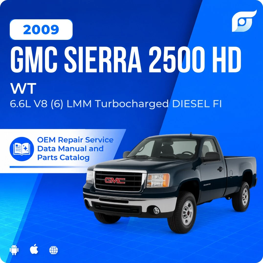 2009 GMC Sierra 2500 HD WT - OEM Repair Service Manual
