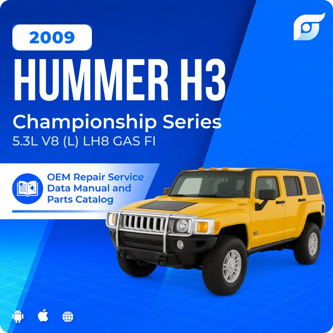 2009 Hummer H3 Championship Series - OEM Repair Service Manual
