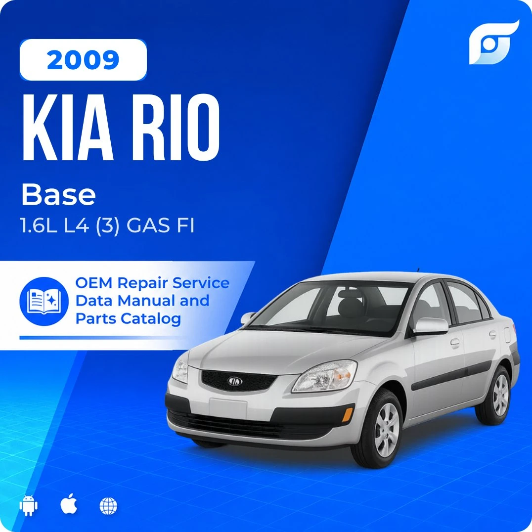 2009 Kia Rio Base - OEM Repair Service Manual