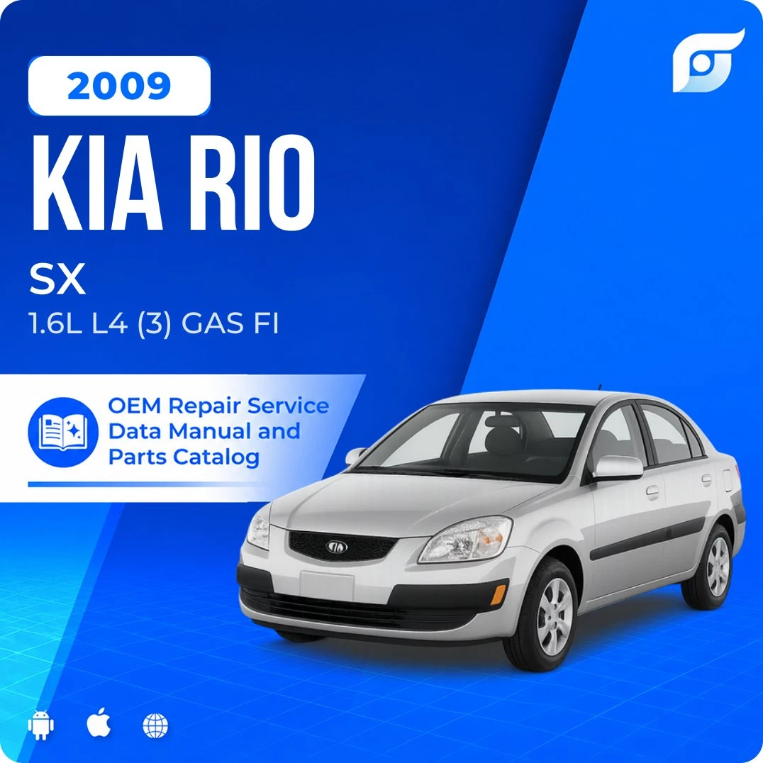 2009 Kia Rio SX - OEM Repair Service Manual