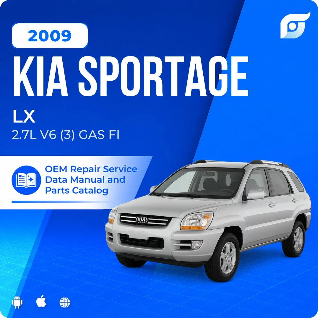 2009 Kia Sportage LX - OEM Repair Service Manual