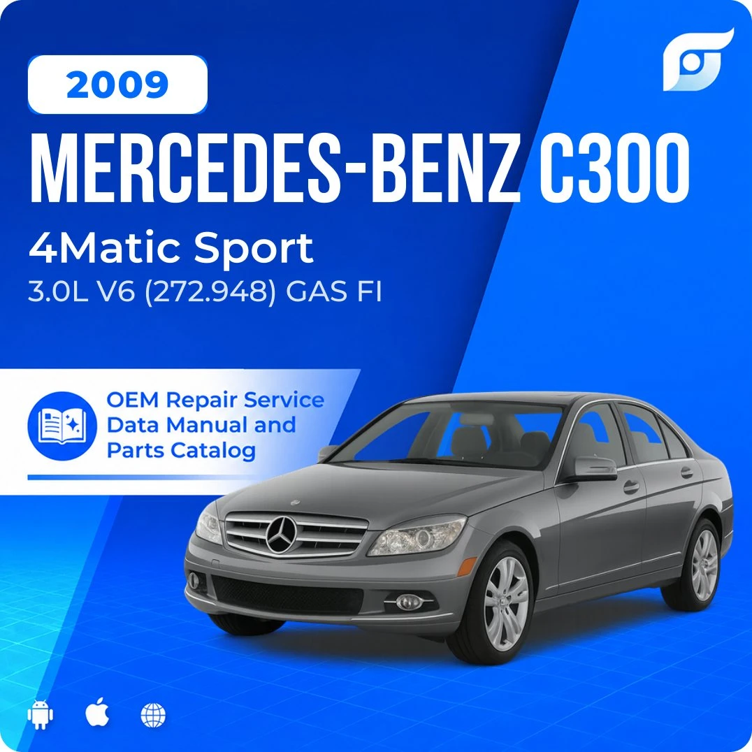 2009 Mercedes-Benz C300 4Matic Sport - OEM Repair Service Manual