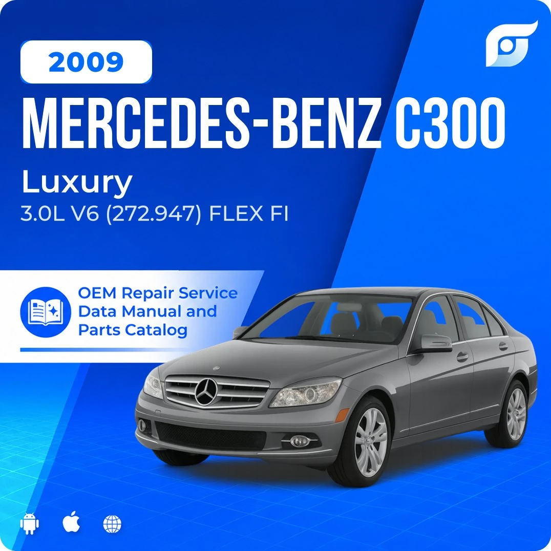 2009 Mercedes-Benz C300 Luxury - OEM Repair Service Manual