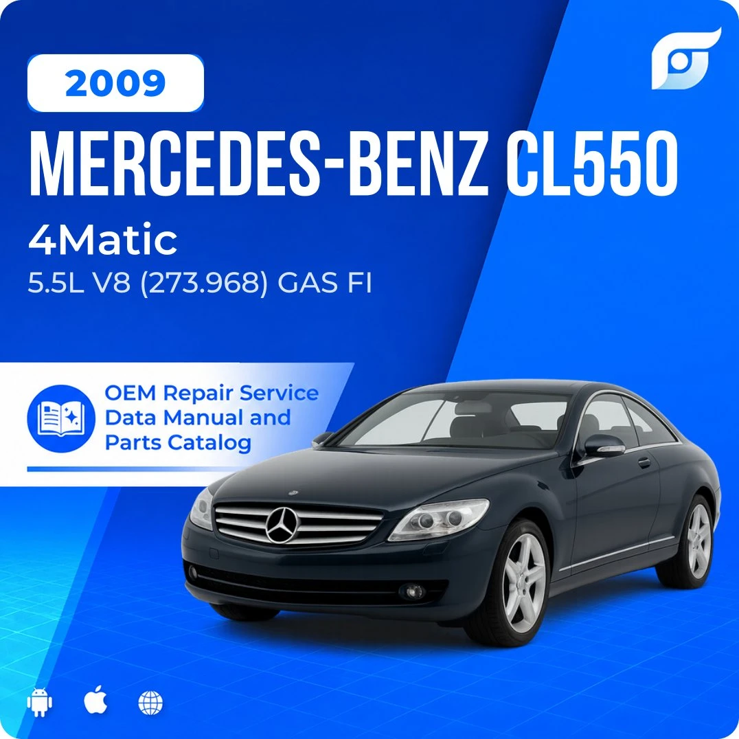 2009 Mercedes-Benz CL550 4Matic - OEM Repair Service Manual
