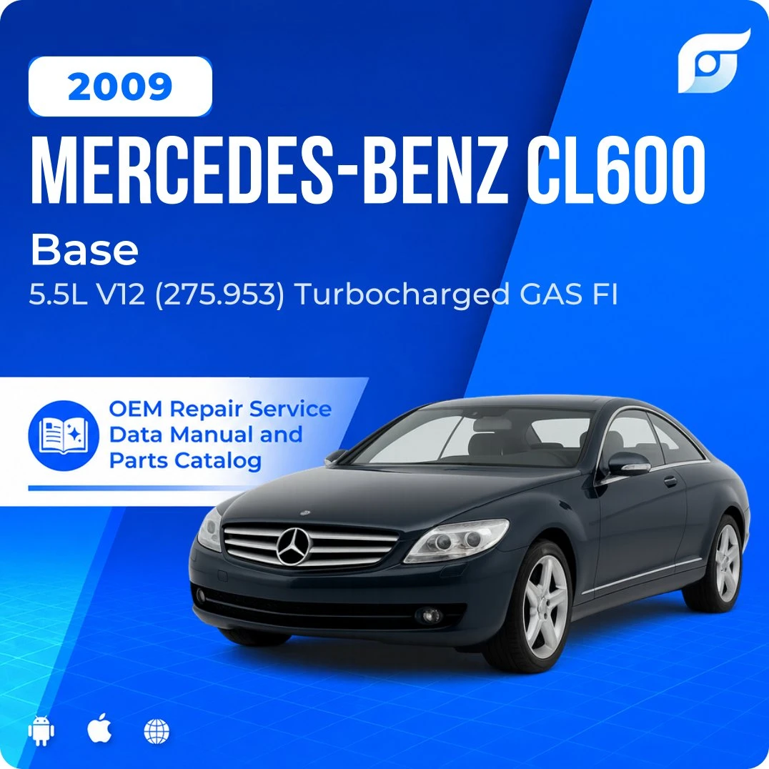 2009 Mercedes-Benz CL600 Base - OEM Repair Service Manual