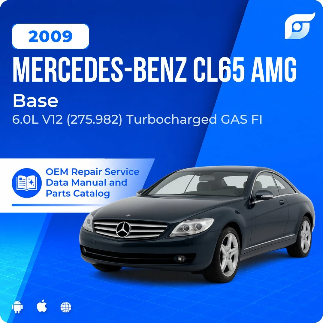 2009 Mercedes-Benz CL65 AMG Base - OEM Repair Service Manual