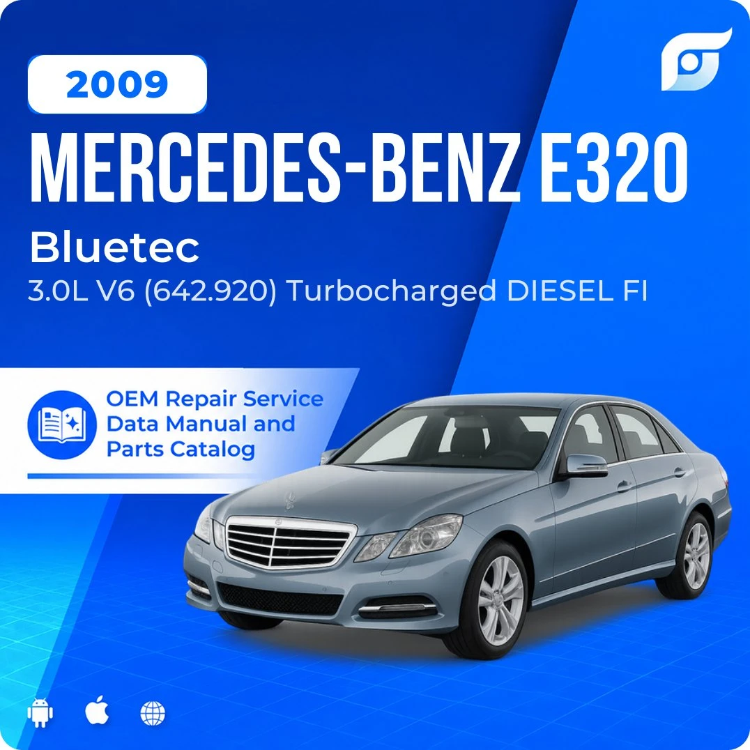 2009 Mercedes-Benz E320 Bluetec - OEM Repair Service Manual