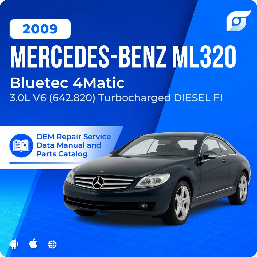 2009 Mercedes-Benz ML320 Bluetec 4Matic - OEM Repair Service Manual
