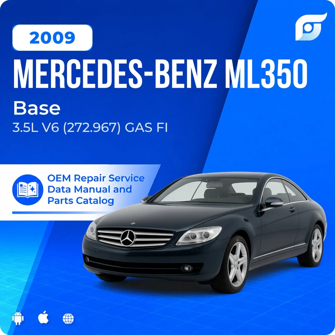 2009 Mercedes-Benz ML350 Base - OEM Repair Service Manual