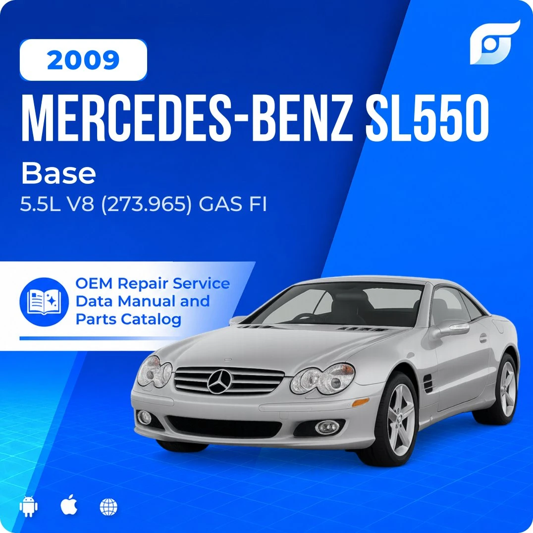 2009 Mercedes-Benz SL550 Base - OEM Repair Service Manual