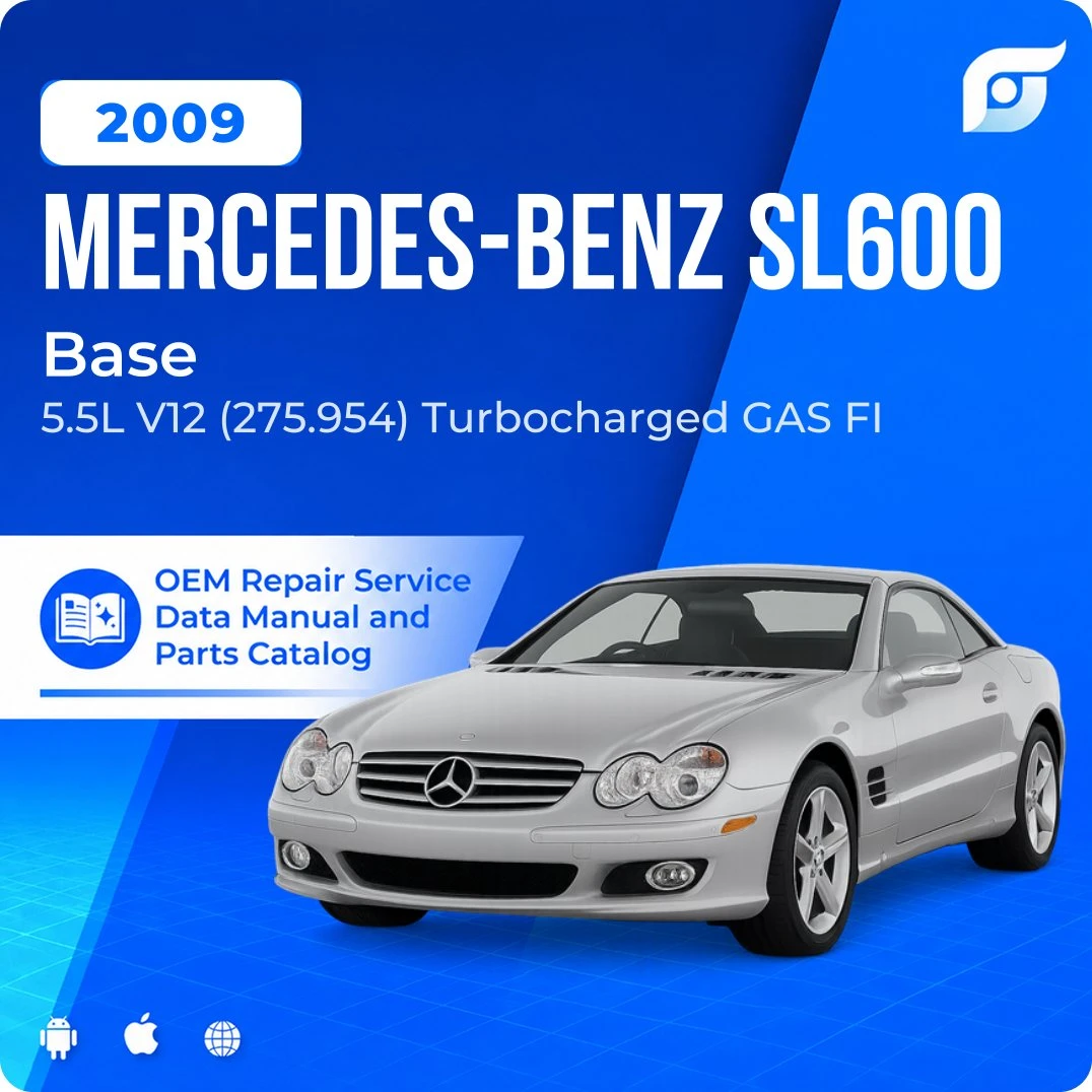 2009 Mercedes-Benz SL600 Base - OEM Repair Service Manual