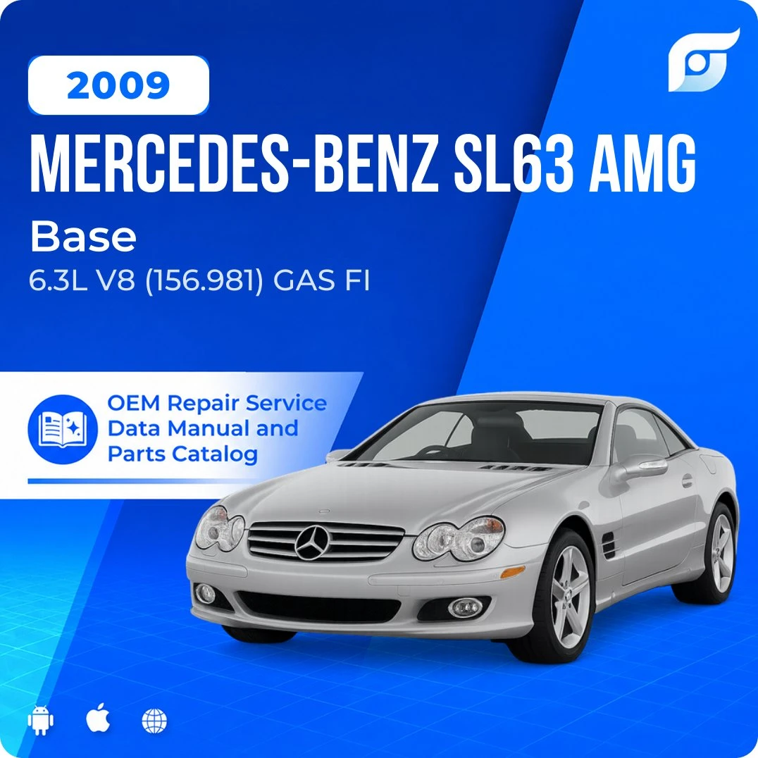 2009 Mercedes-Benz SL63 AMG Base - OEM Repair Service Manual