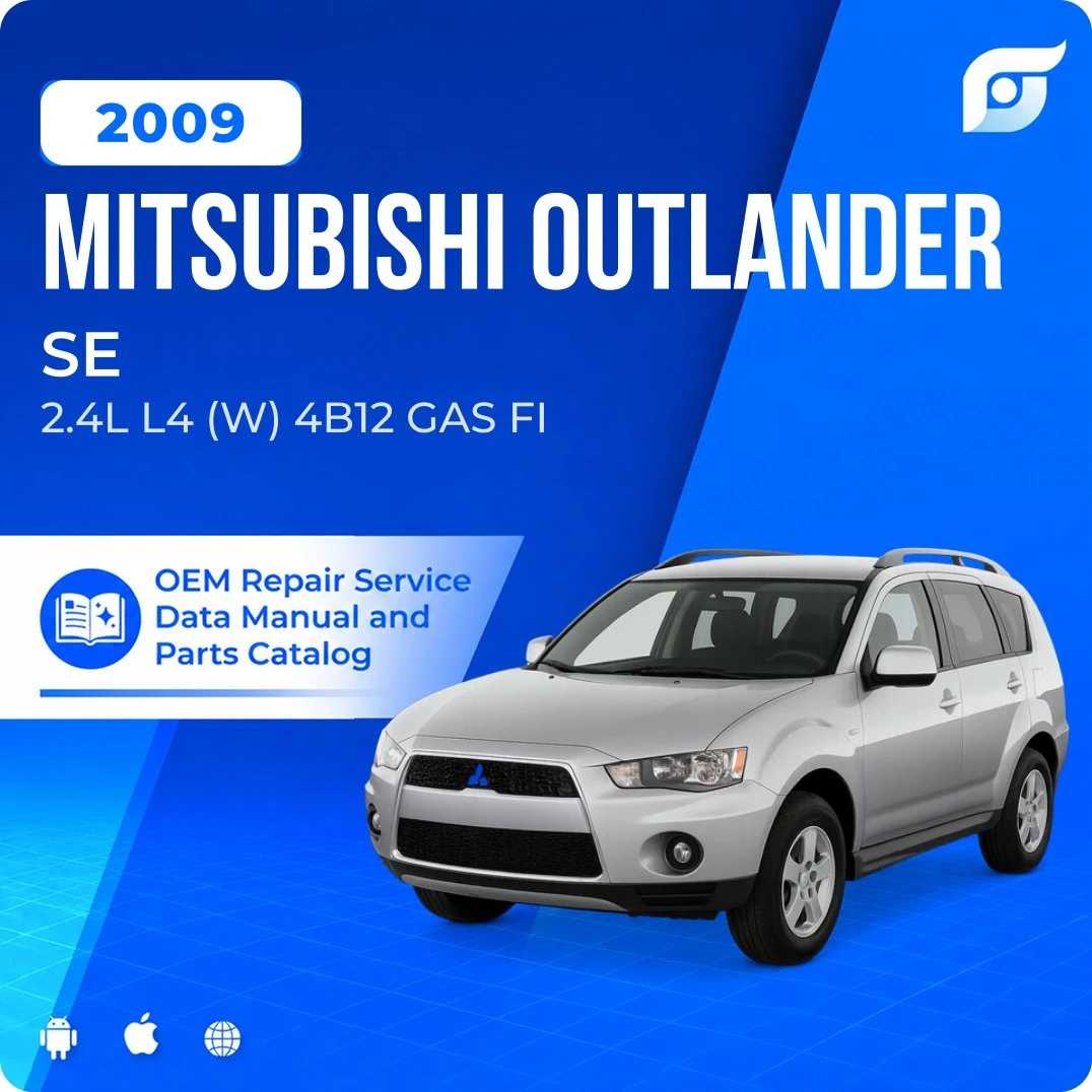2009 Mitsubishi Outlander SE - OEM Repair Service Manual