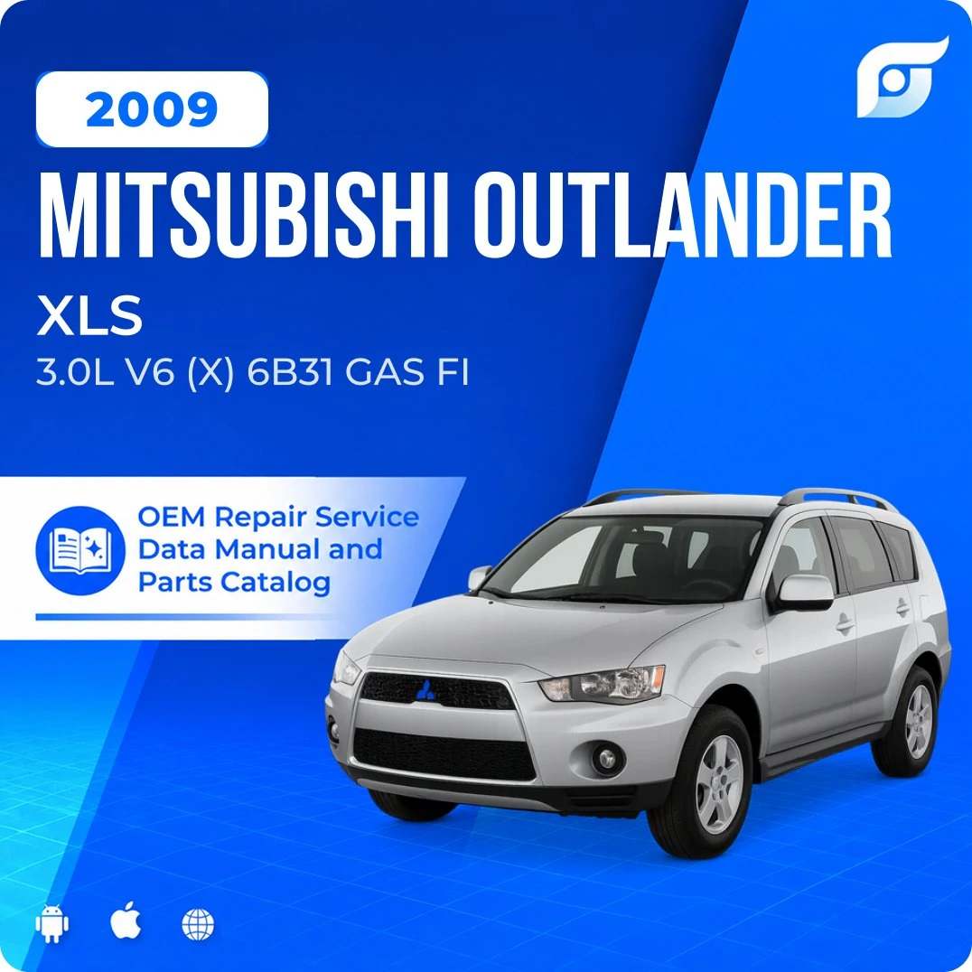 2009 Mitsubishi Outlander XLS - OEM Repair Service Manual