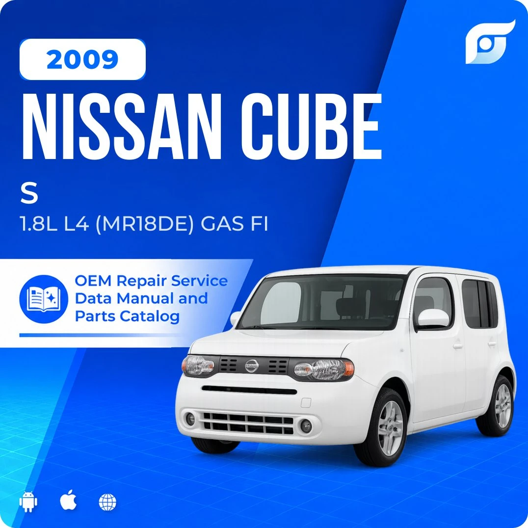 2009 Nissan Cube S - OEM Repair Service Manual