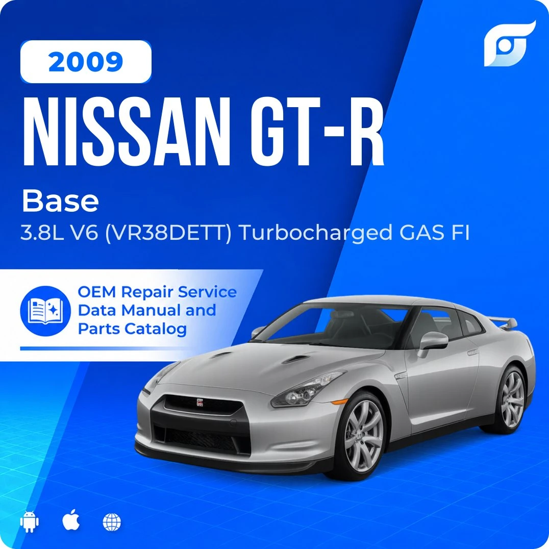 2009 Nissan GT-R Base - OEM Repair Service Manual