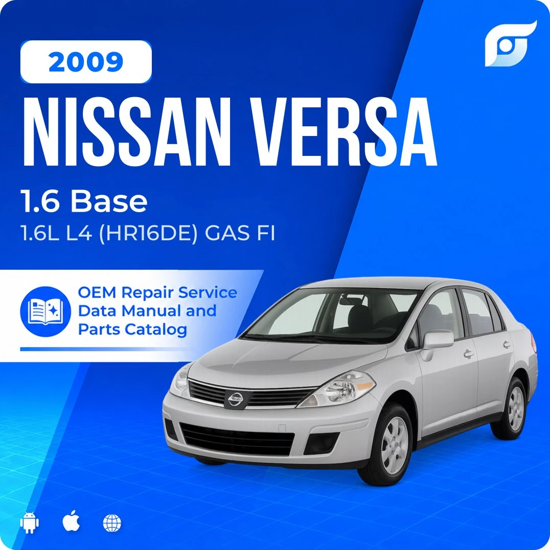 2009 Nissan Versa 1.6 Base - OEM Repair Service Manual