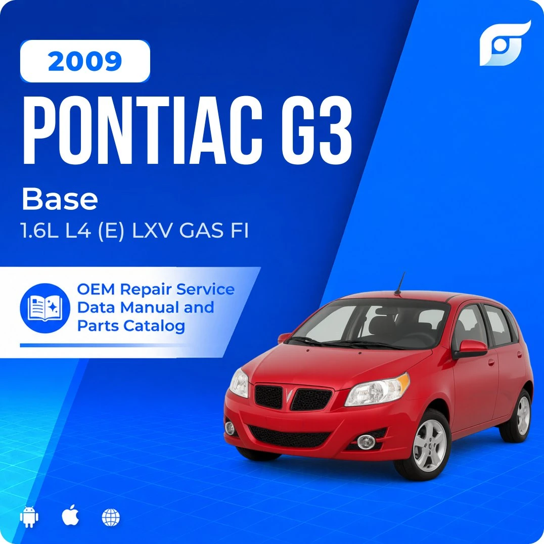 2009 Pontiac G3 Base - OEM Repair Service Manual