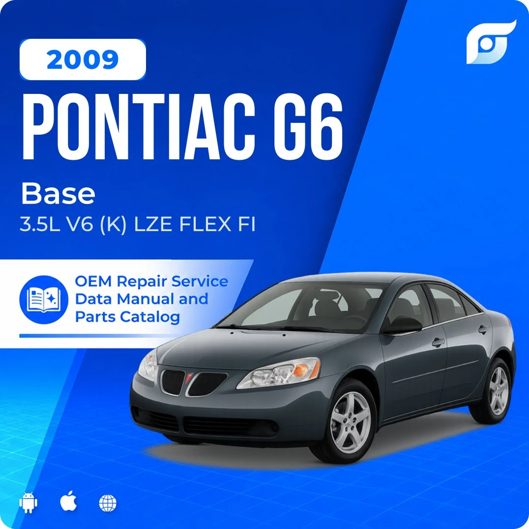 2009 Pontiac G6 Base - OEM Repair Service Manual
