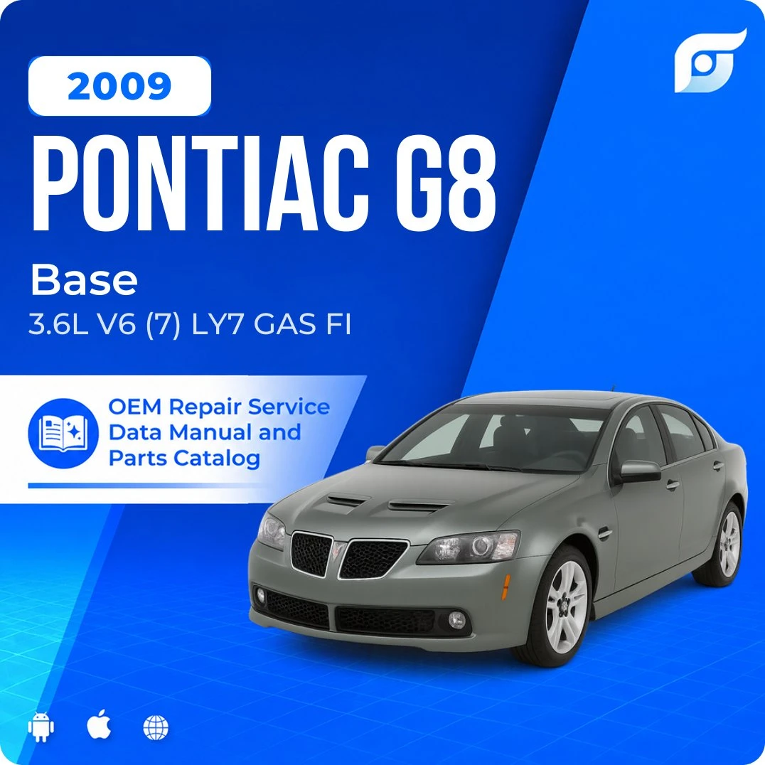 2009 Pontiac G8 Base - OEM Repair Service Manual