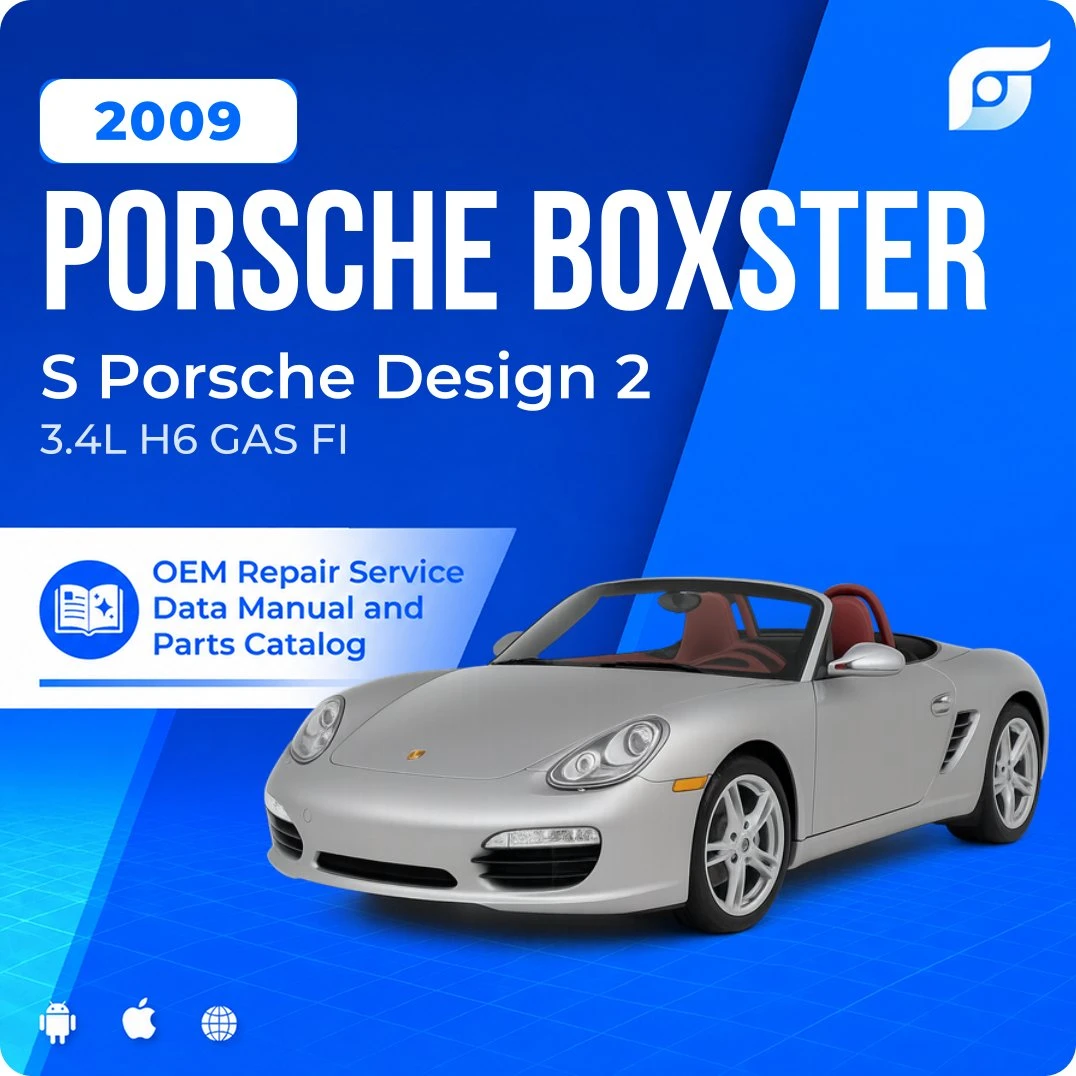 2009 Porsche Boxster S Porsche Design 2 - OEM Repair Service Manual