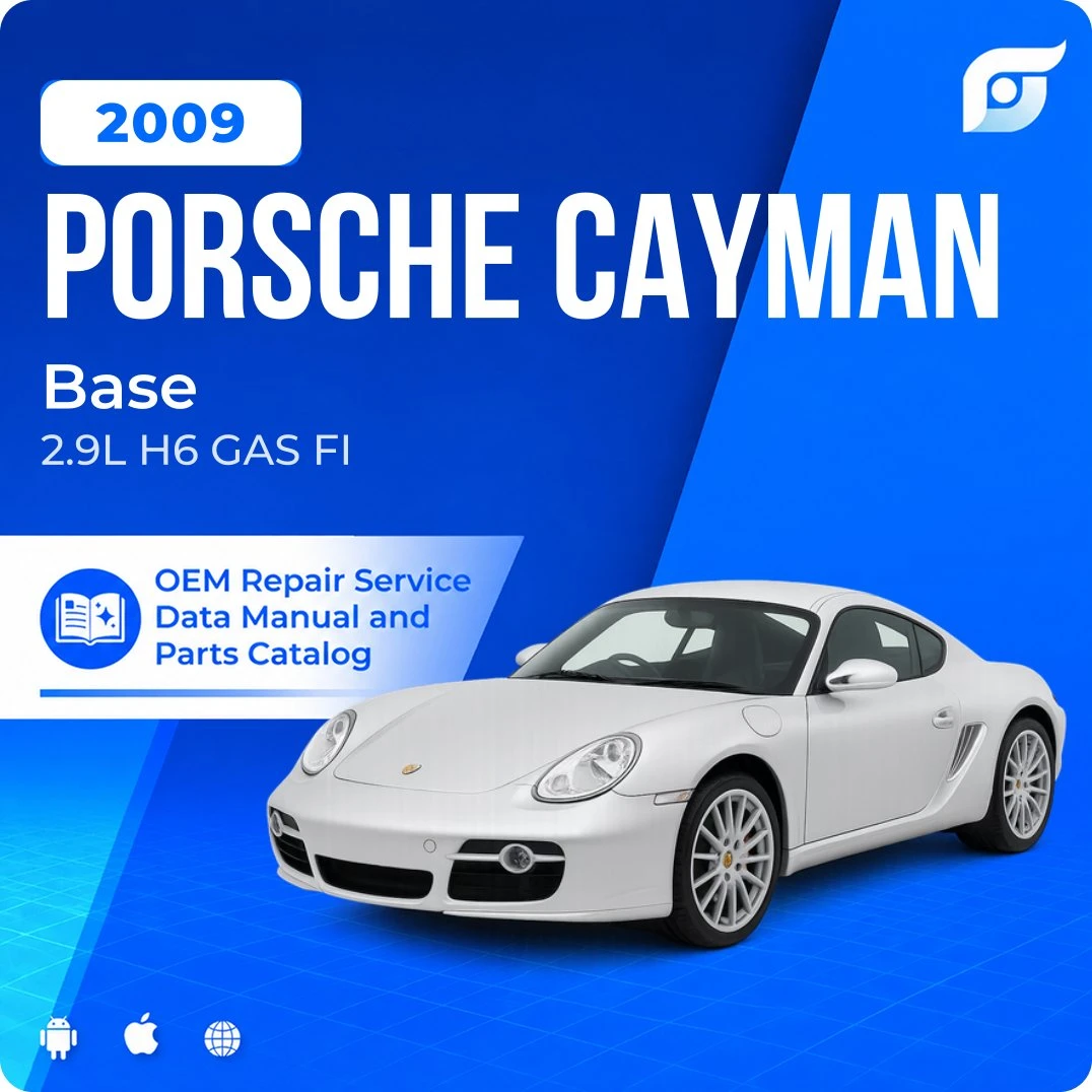 2009 Porsche Cayman Base - OEM Repair Service Manual
