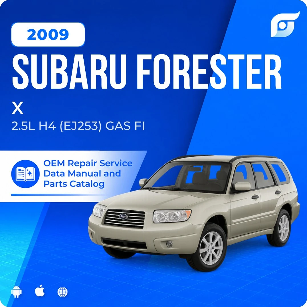 2009 Subaru Forester X - OEM Repair Service Manual