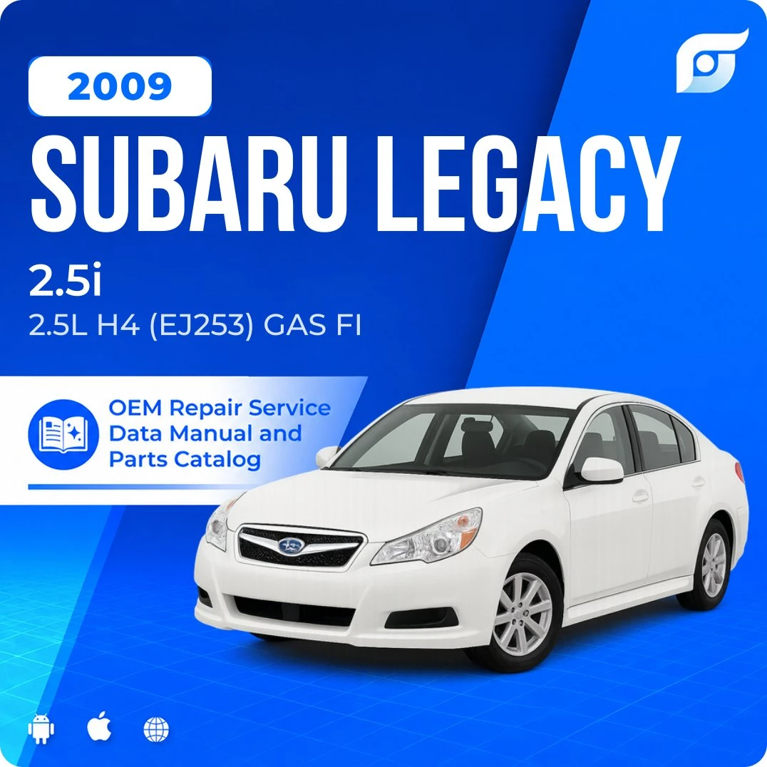 2009 Subaru Legacy 2.5i - OEM Repair Service Manual