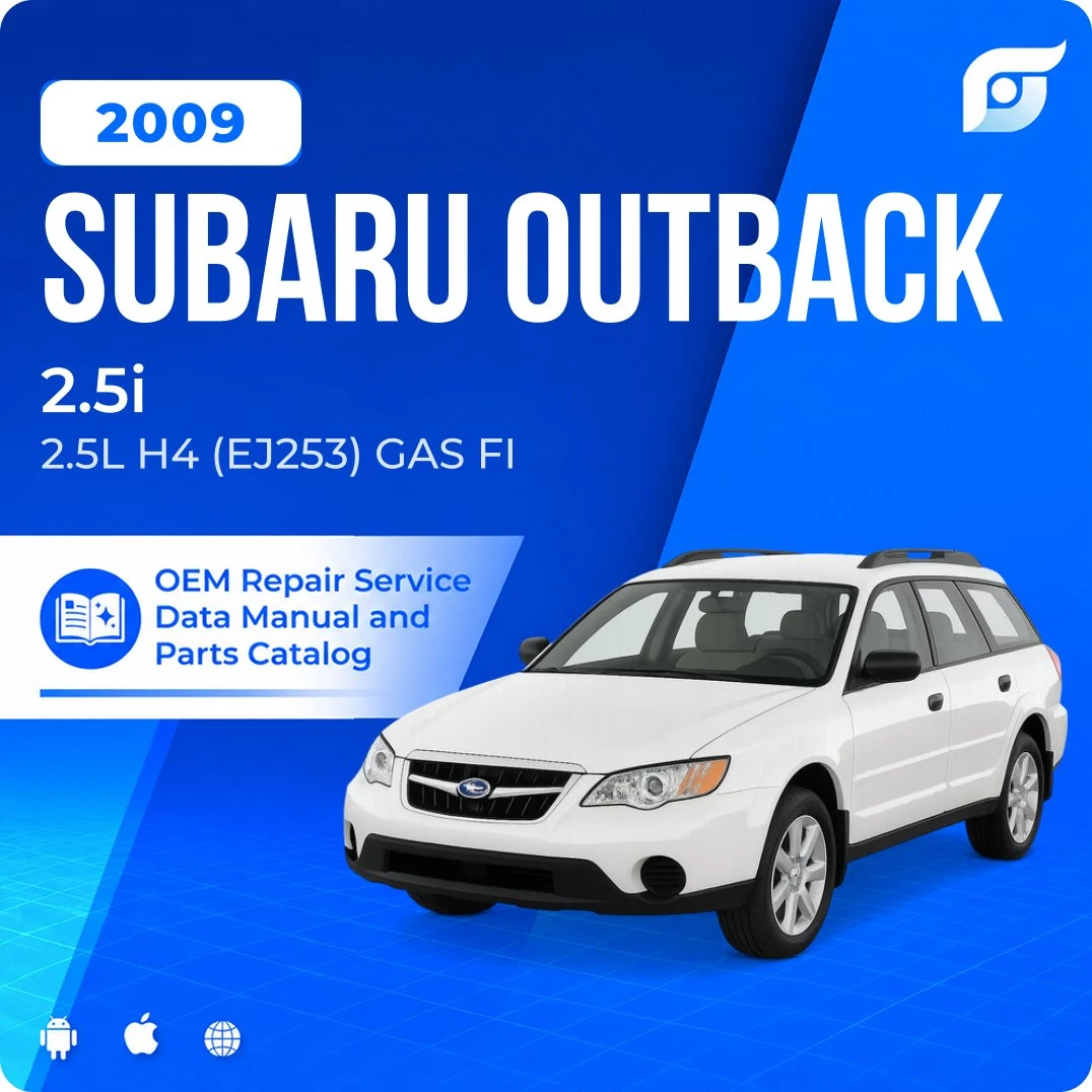2009 Subaru Outback 2.5i - OEM Repair Service Manual