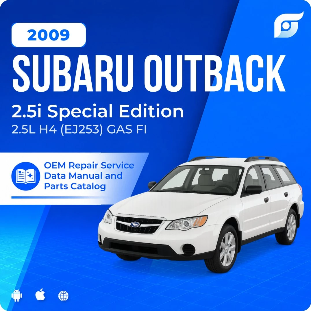 2009 Subaru Outback 2.5i Special Edition - OEM Repair Service Manual