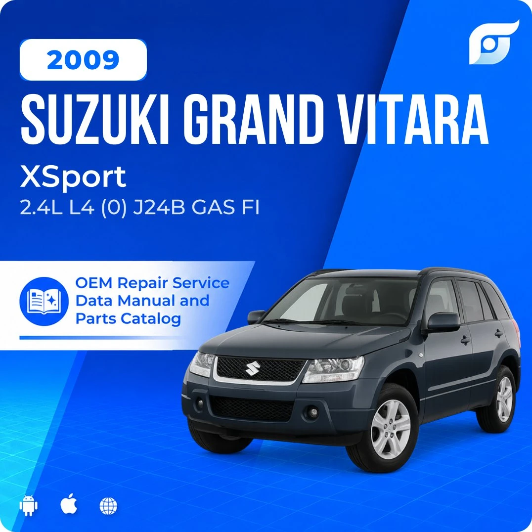2009 Suzuki Grand Vitara XSport - OEM Repair Service Manual