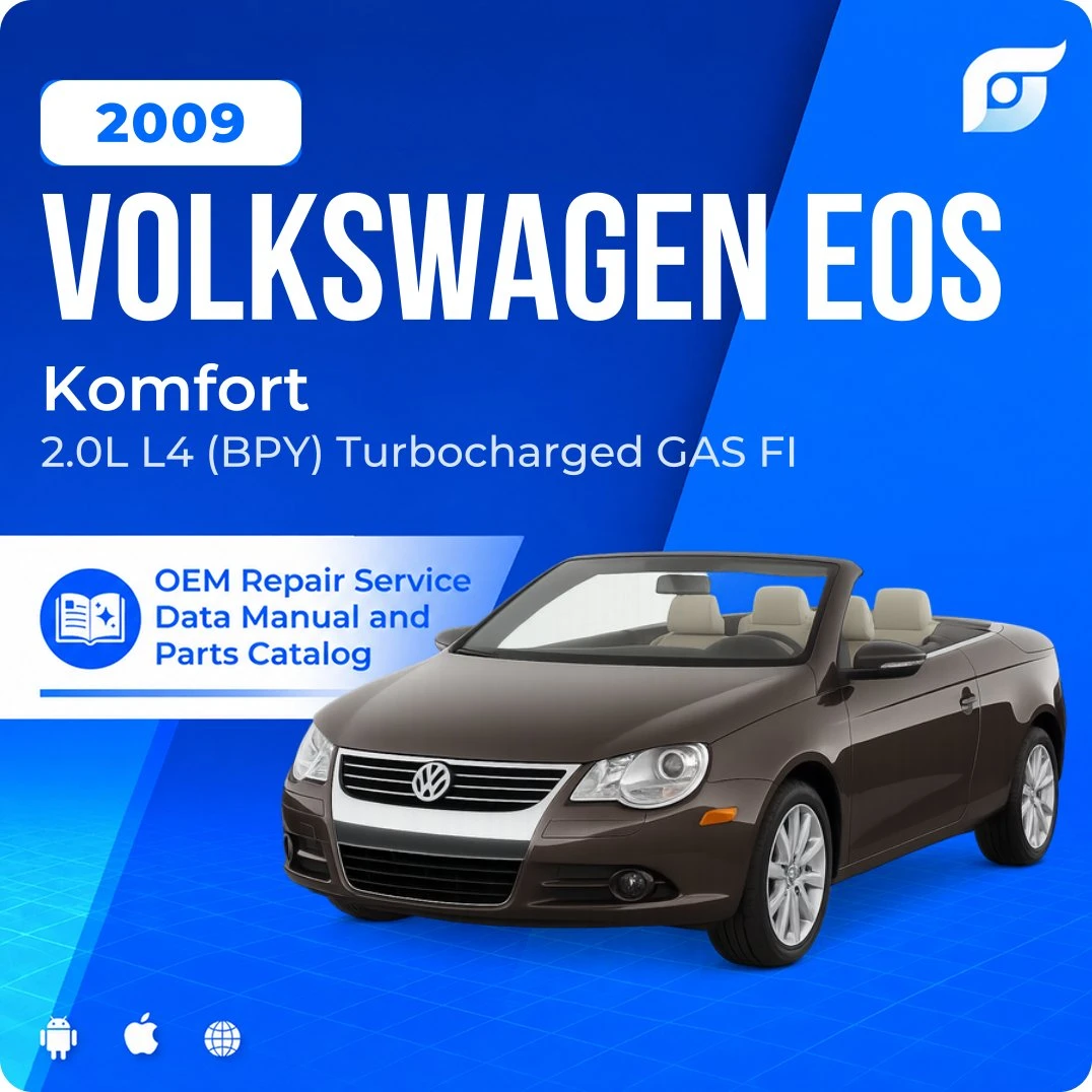 2009 Volkswagen Eos Komfort - OEM Repair Service Manual