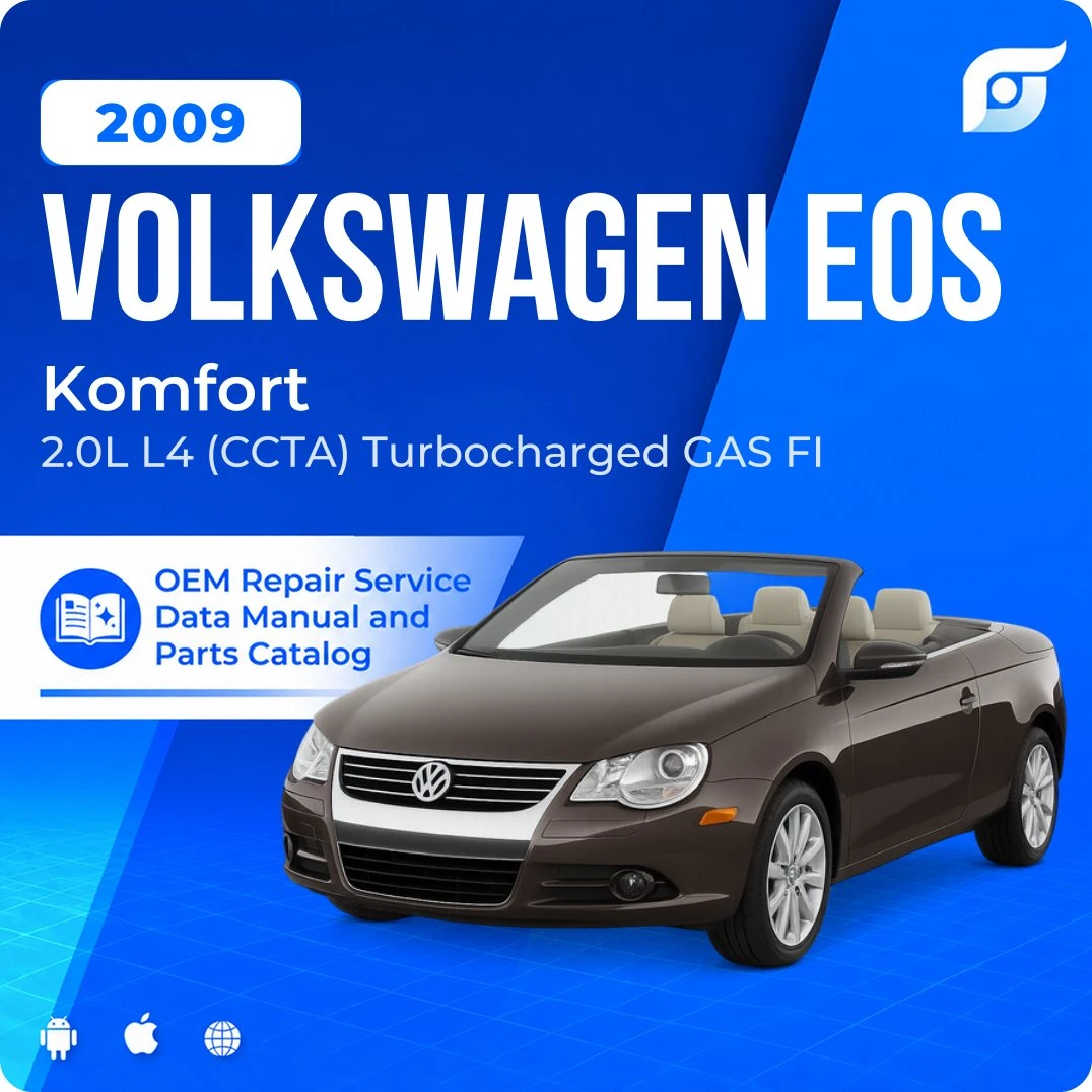 2009 Volkswagen Eos Komfort - OEM Repair Service Manual