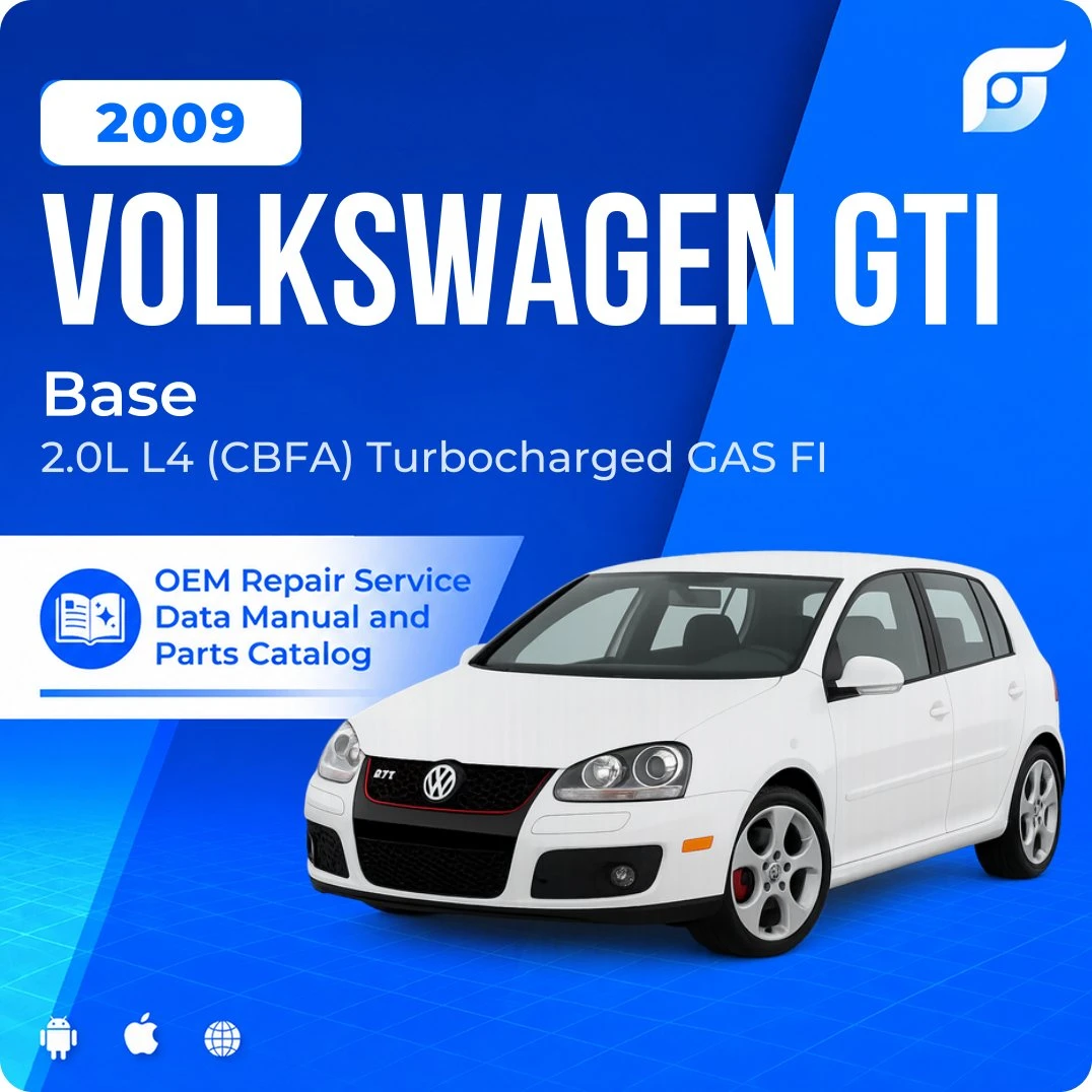 2009 Volkswagen GTI Base - OEM Repair Service Manual